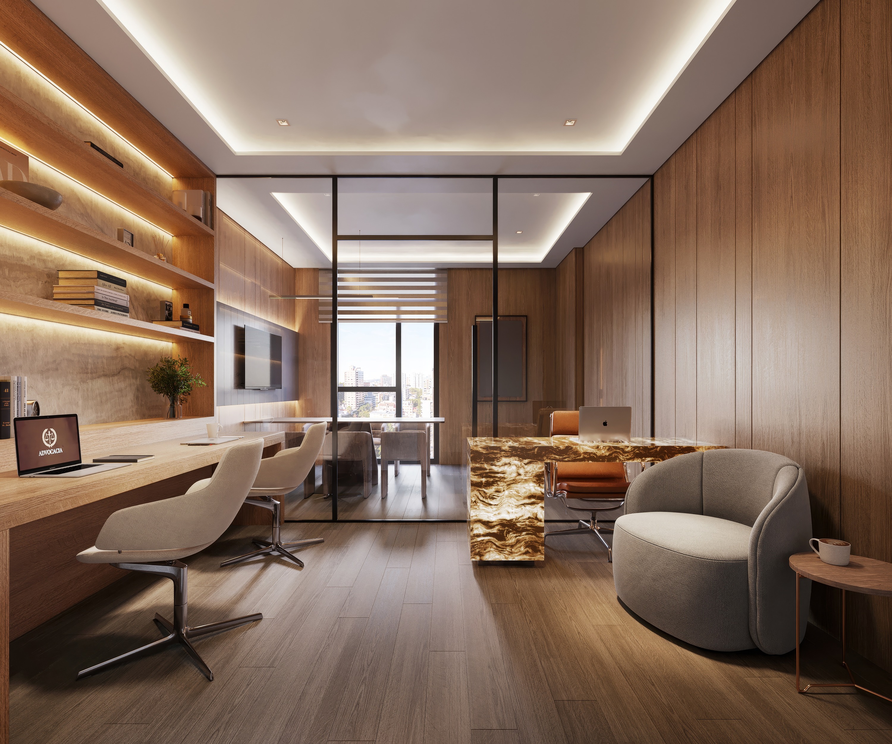 Sala comercial tipo advogado